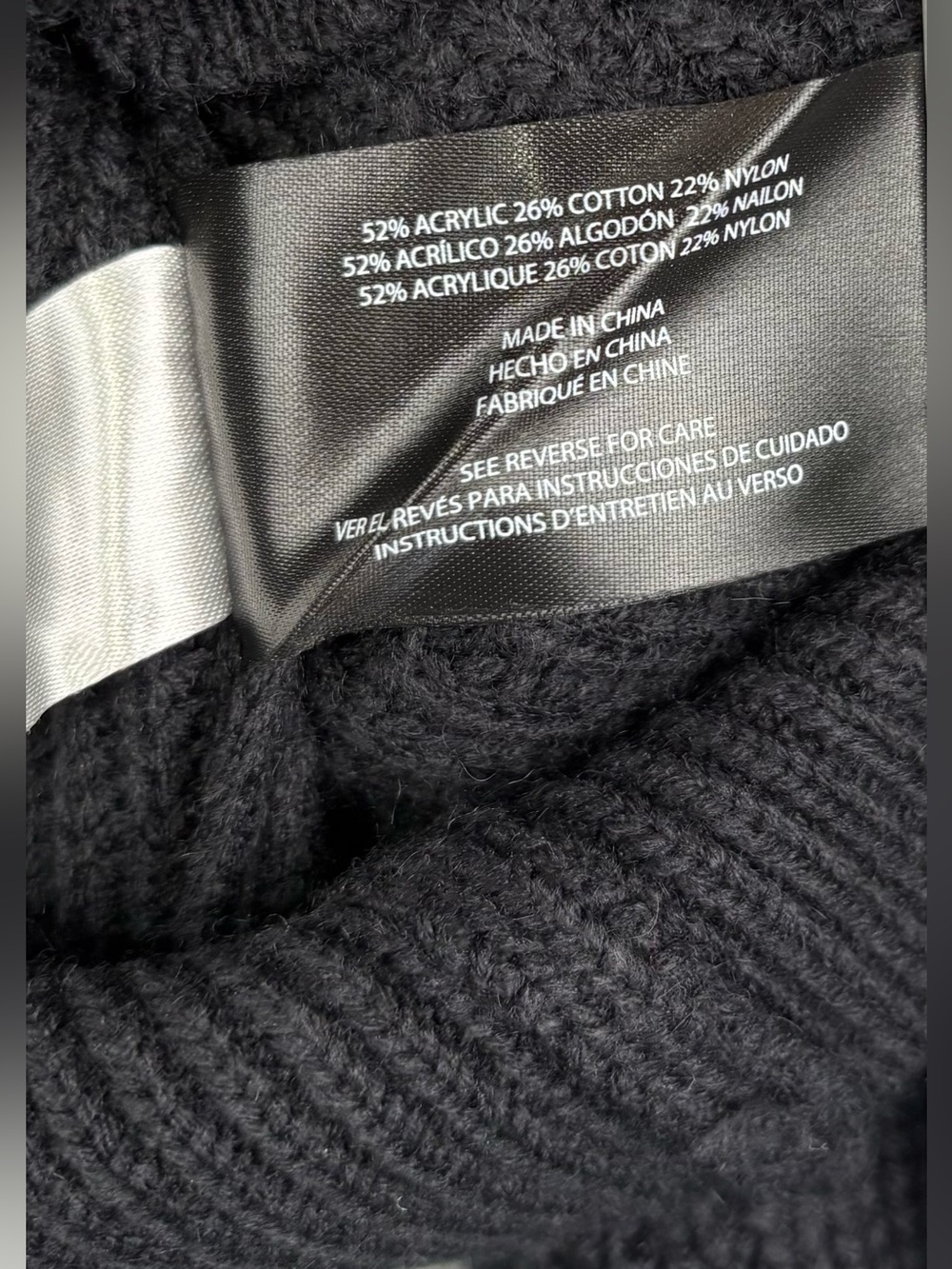 NWT Banana Republic Women's Button Front Cardigan Black L knit - Picture 7 of 7